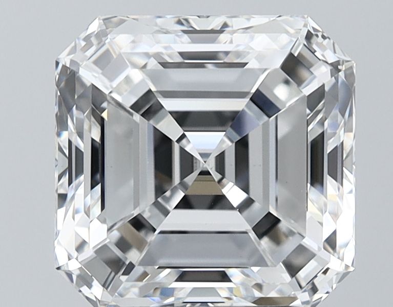 3.65 carat e VVS2 EX Cut IGI asscher diamond