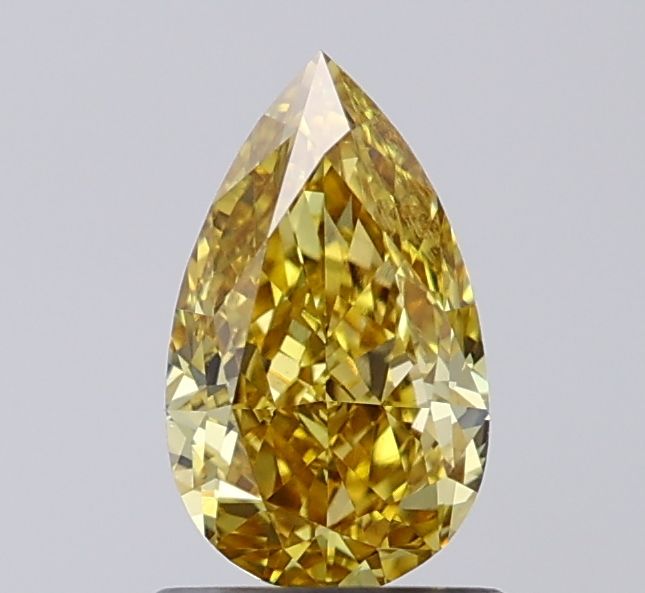 1.01 CT Fancy Intense Yellow PEAR