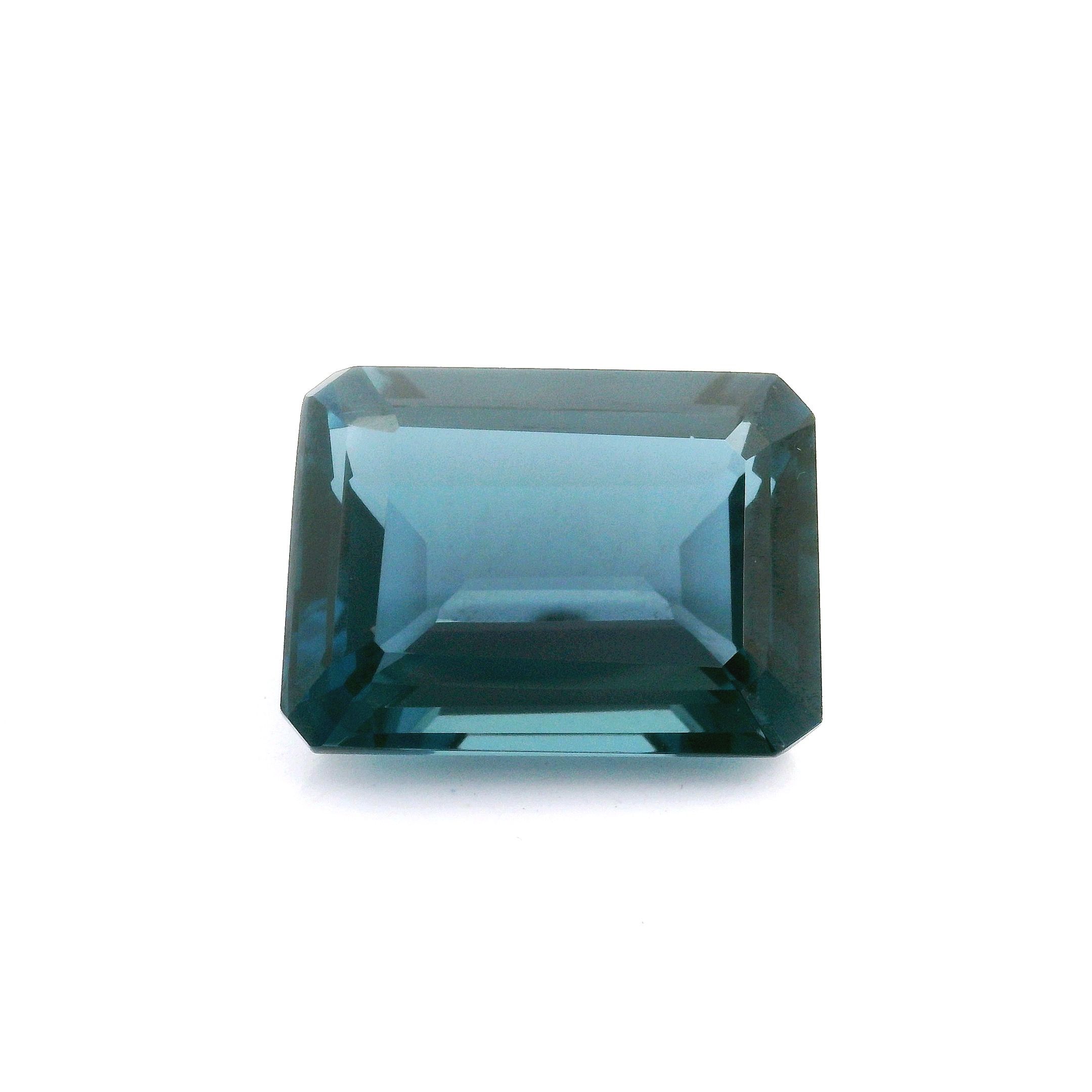 Topaz 14,25 ct, niebieski, szlif ośmiokątny