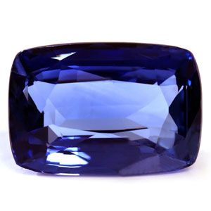 Szafir 2,00 ct, niebieski, szlif cushion