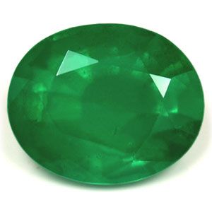 Szmaragd 3,19 ct, zielony, szlif owalny