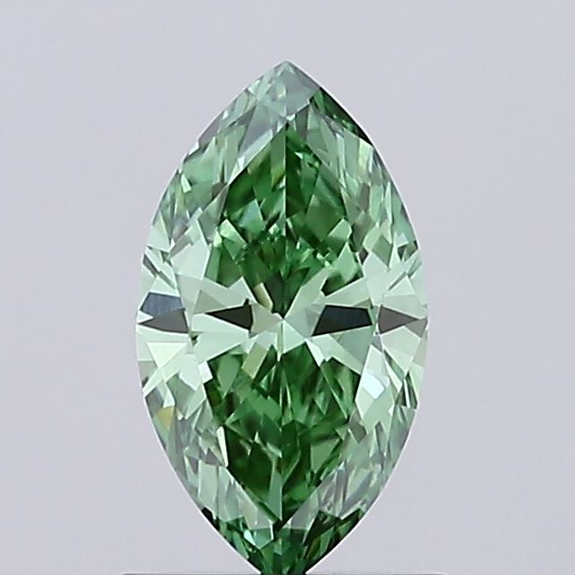 0.7 CT Fancy Vivid Green MARQUISE