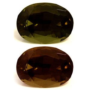 Aleksandryt 3,13 ct, zielony, szlif owalny
