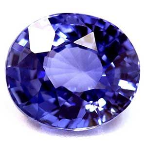 Szafir 1,66 ct, niebieski, szlif owalny