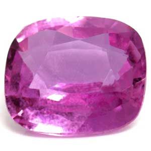 Szafir 2,16 ct, różowy, szlif cushion