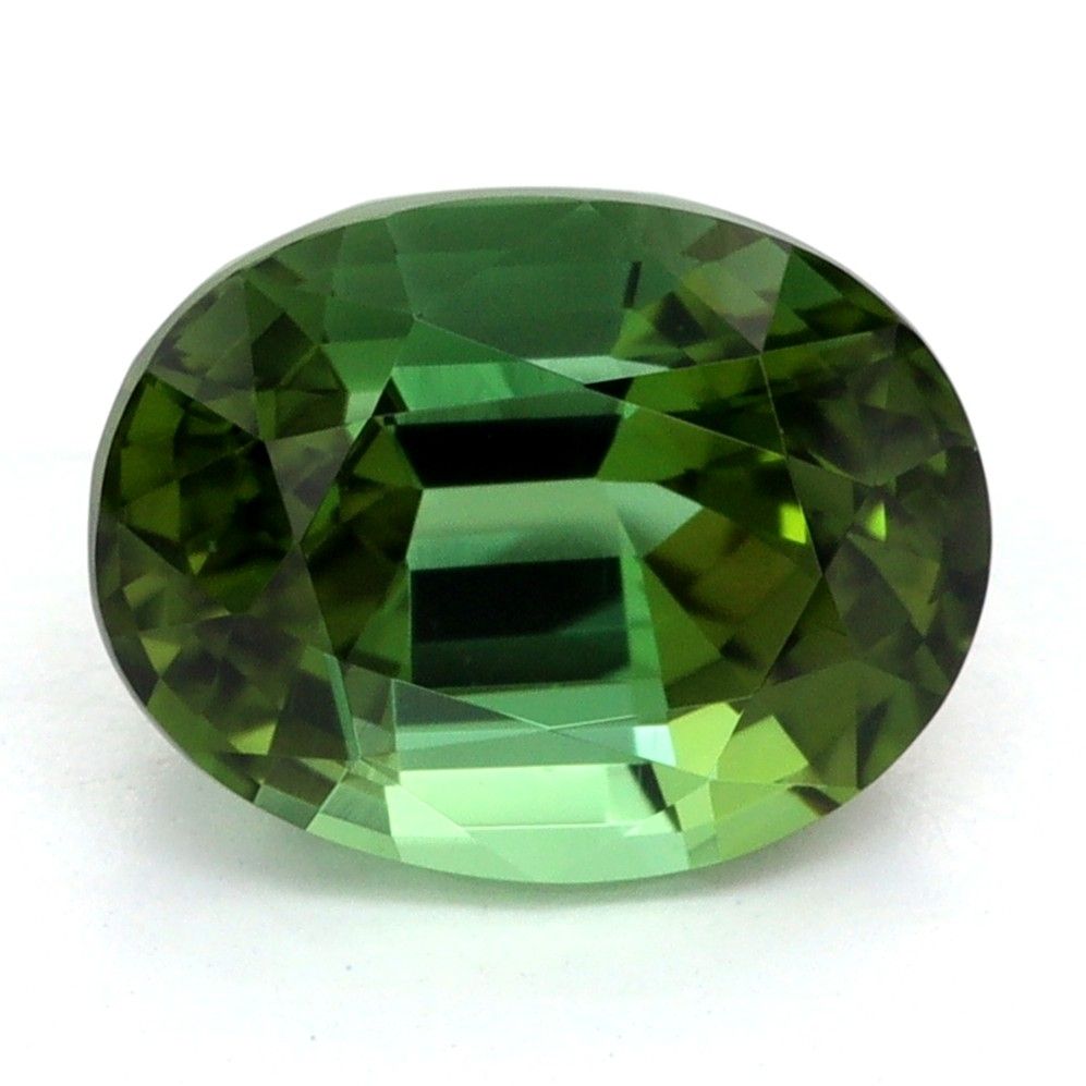 Turmalin 1,90 ct, zielony, szlif owalny