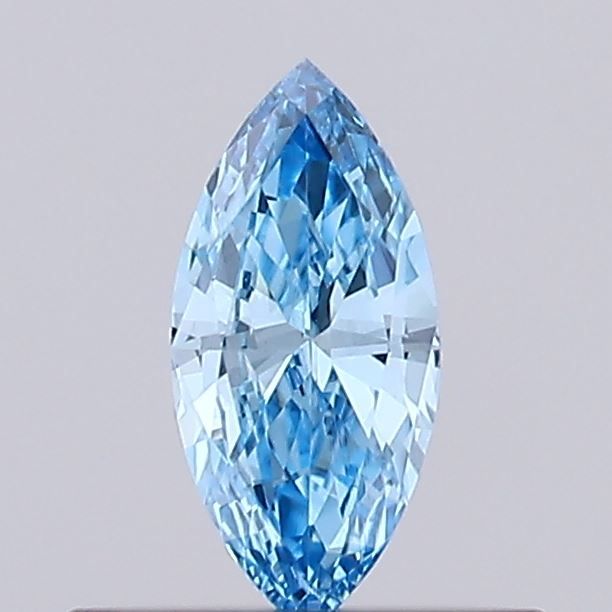 0.22 CT Fancy Vivid Blue MARQUISE