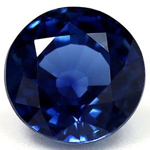 SAPPHIRE FACETED 0.9ct BLUE Intense Blue EC MADAGASCAR NONE