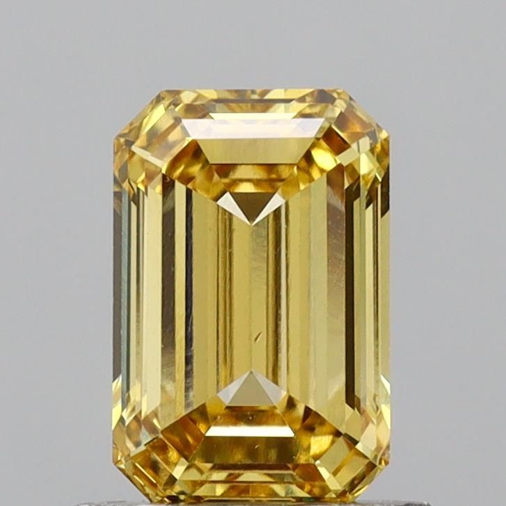 1.01 CT Fancy Vivid Yellow EMERALD