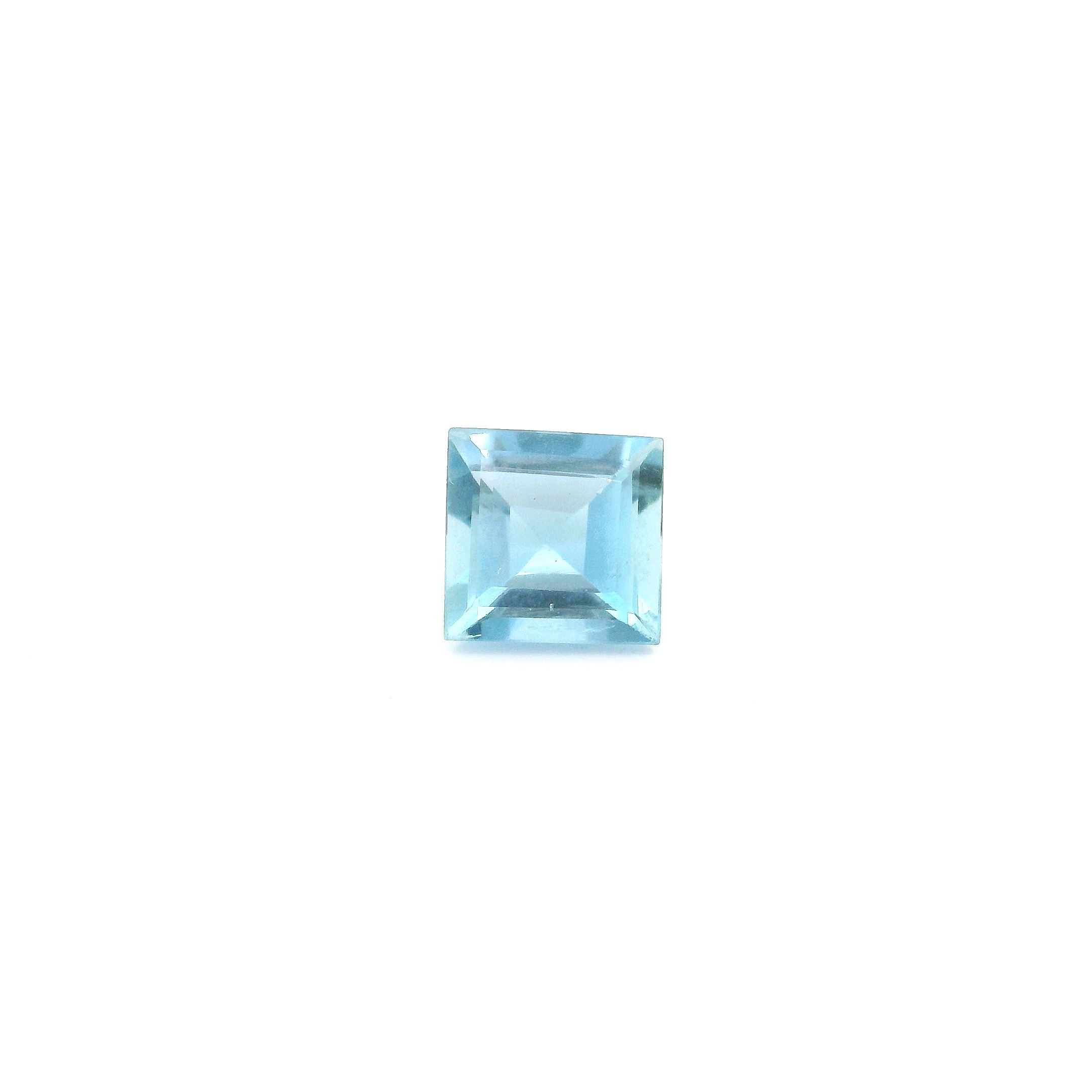 0.51 ct Square aquamarine