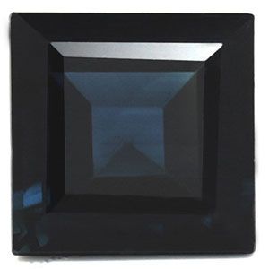 Szafir 1,24 ct, niebieski, szlif kwadratowy