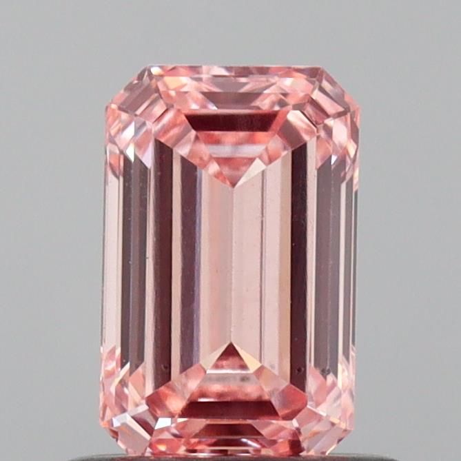 0.71 CT Fancy Intense Pink EMERALD