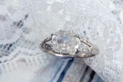 Prírodný diamant cushion,...