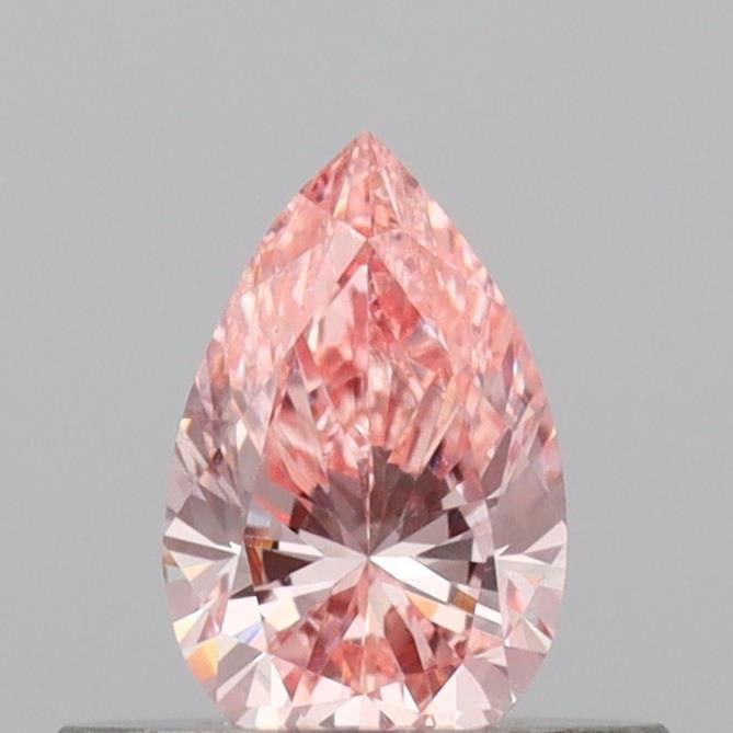 0.37 CT Fancy Intense Pink PEAR