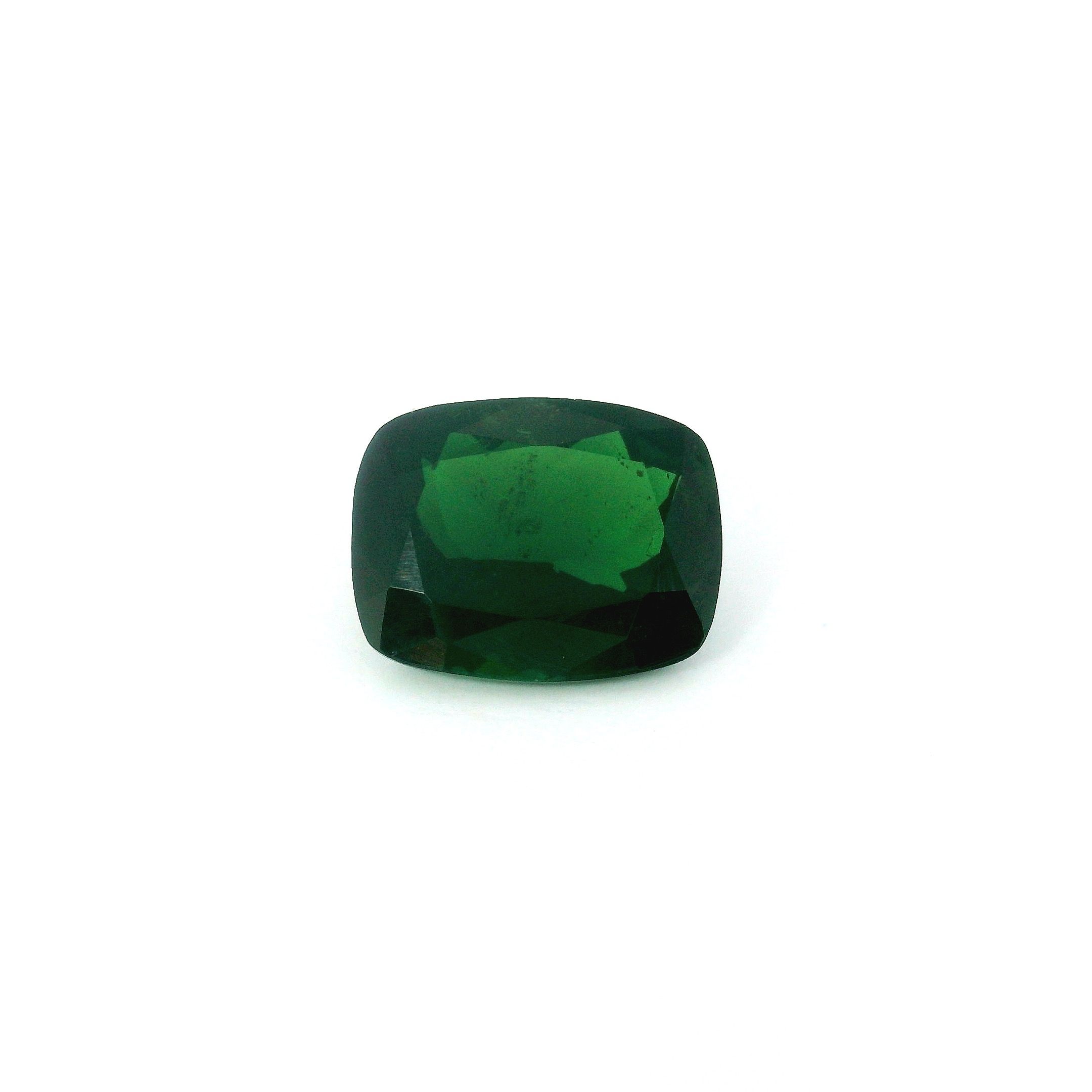 Granat 1,81 ct, zielony, szlif cushion