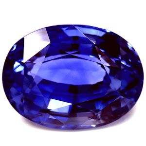 Szafir 10,85 ct, niebieski, szlif owalny