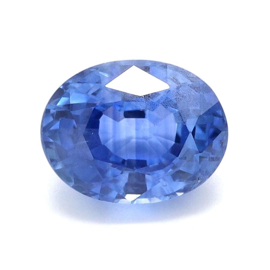 Szafir 1,14 ct, niebieski, szlif owalny