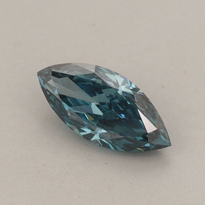 0.4 CT Fancy Vivid Blue MARQUISE