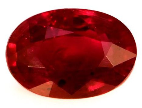 RUBY FACETED 0.6ct RED Red EC THAILAND HEATED