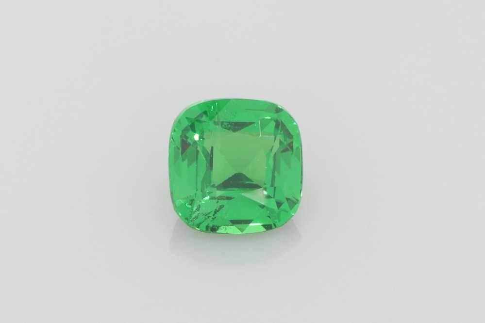 Granat 1,64 ct, zielony, szlif cushion