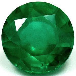 Szmaragd 2,33 ct, zielony, szlif okrągły