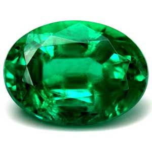 Szmaragd 1,08 ct, zielony, szlif owalny