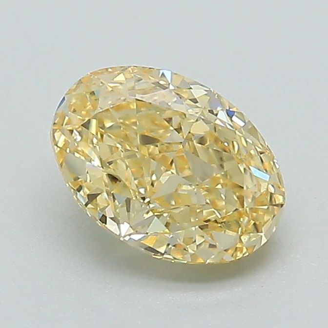 1.03 CT Fancy Intense Yellow OVAL