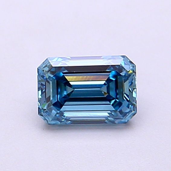 0.57 CT Fancy Vivid Blue EMERALD