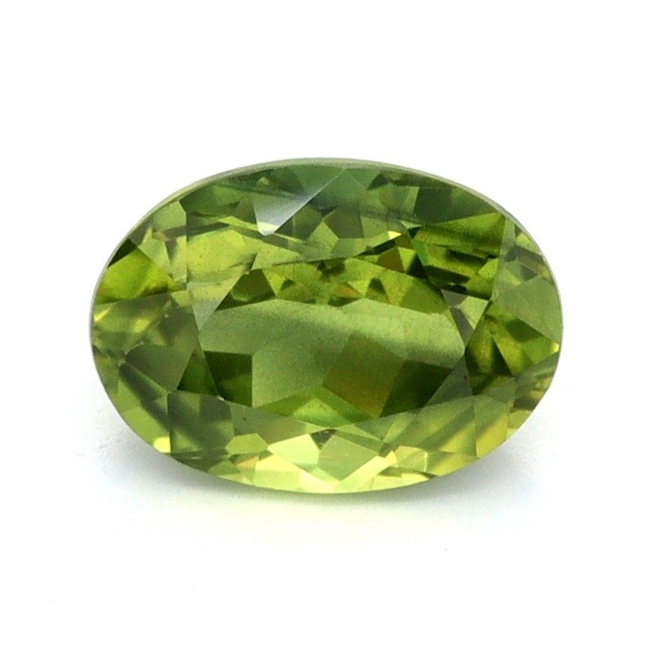 SAPPHIRE FACETED 1.03ct GREEN EC AUSTRALIA HEATED