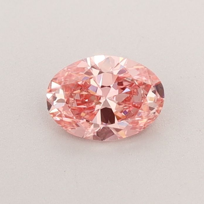 0.38 CT Fancy Intense Pink OVAL