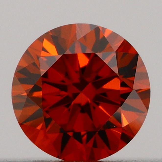 0.19 CT Fancy Deep Orange ROUND