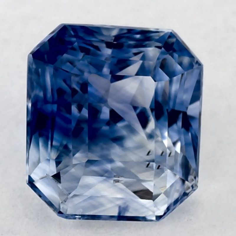 Szafir 2,56 ct, niebieski, szlif radiant