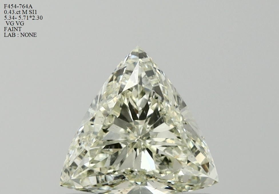 Prírodný diamant trillion,...