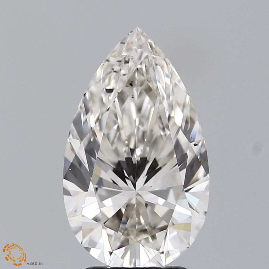 Diamant Poire 3.01 ct - Couleur H - Pureté VS2