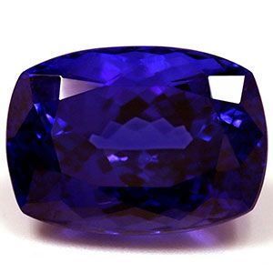 Tanzanit 16,82 ct, niebieski, szlif cushion