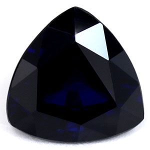 Szafir 1,03 ct, niebieski, szlif trilliant