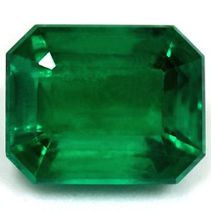 Szmaragd 2,29 ct, zielony, szlif szmaragdowy