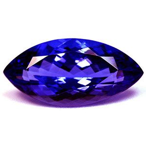 Tanzanit 4,53 ct, niebieski, szlif markiza