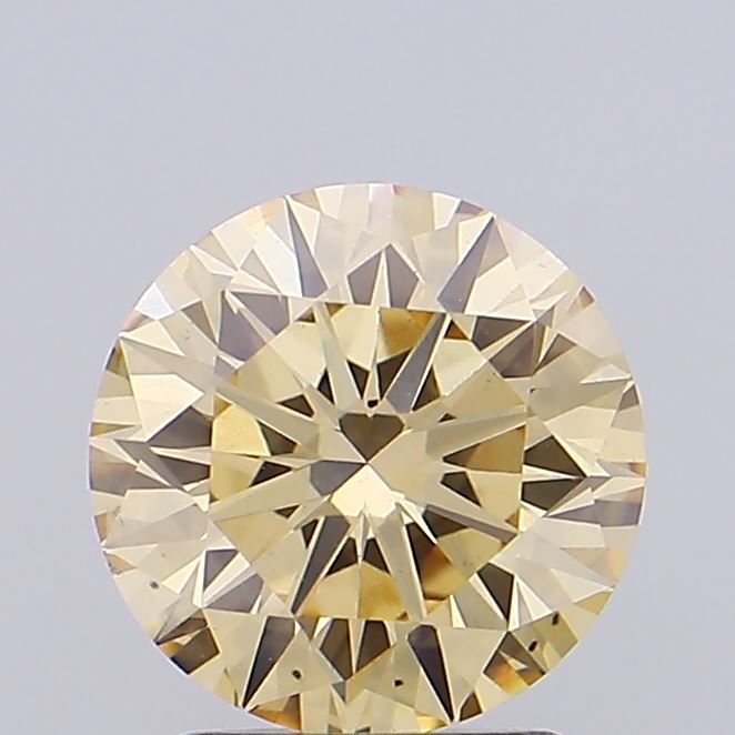 1.43 CT Fancy Intense Yellow ROUND