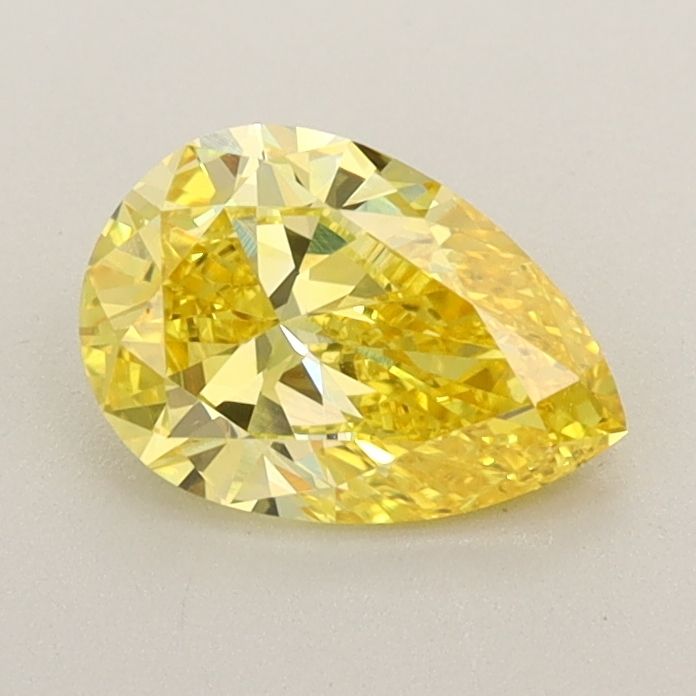 0.81 CT Fancy Vivid Yellow PEAR