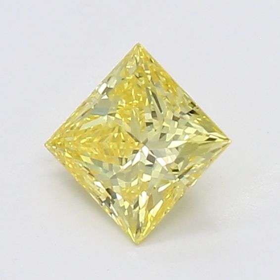 0.35 CT Fancy Vivid Yellow PRINCESS