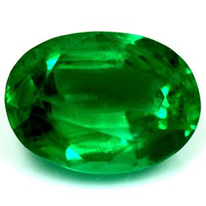 Szmaragd 1,32 ct, zielony, szlif owalny