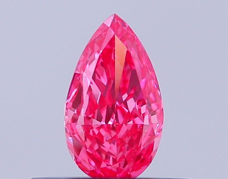 0.34 CT Fancy Vivid Pink PEAR