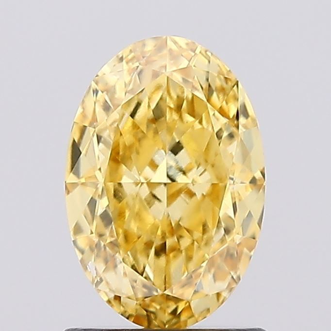 1.29 CT Fancy Intense Yellow OVAL
