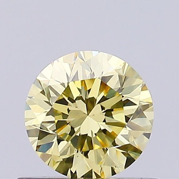 0.45 CT Fancy Intense Yellow ROUND