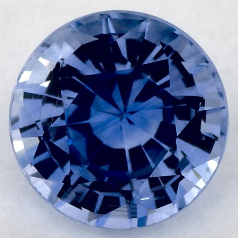 Szafir 1,68 ct, niebieski, szlif okrągły