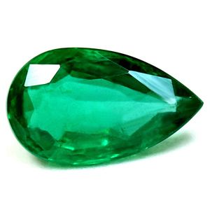 Szmaragd 2,14 ct, zielony, szlif gruszka