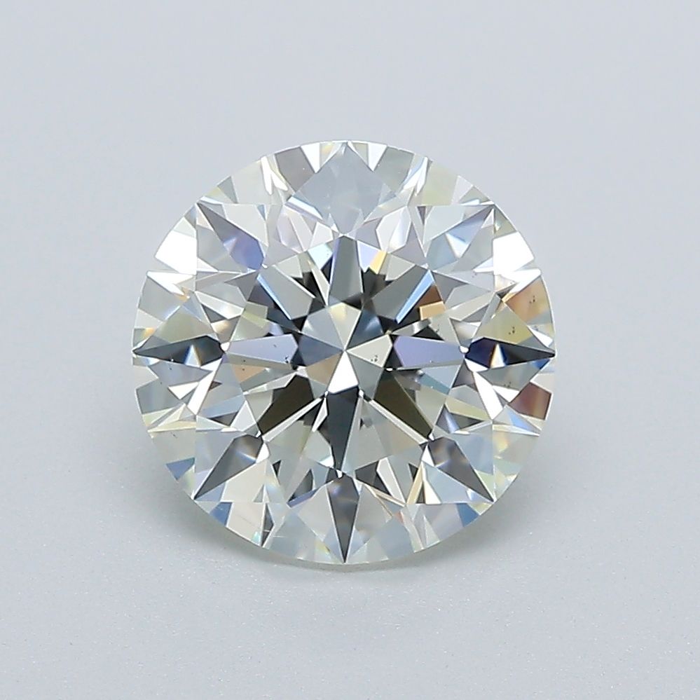 ROUND 2.41 Ct  J SI1 VG EX NON