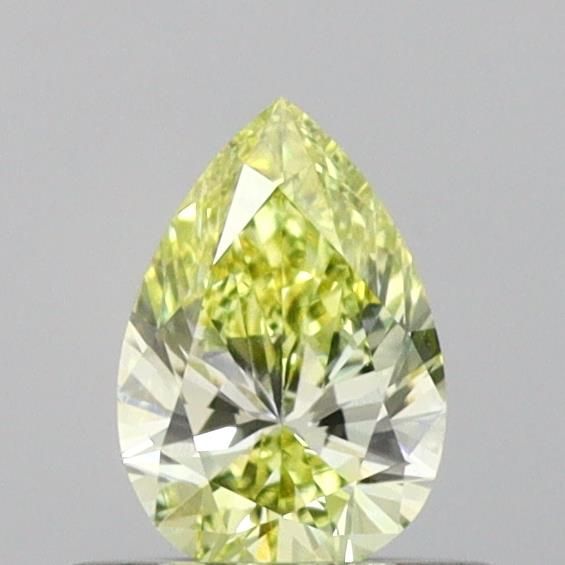 0.41 CT Fancy Light Greenish Yellow PEAR