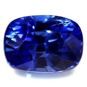 Szafir 1,02 ct, niebieski, szlif cushion